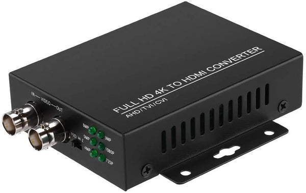 TVI/CVI/AHD to HDMI Converter Adapter, Full HD 4K