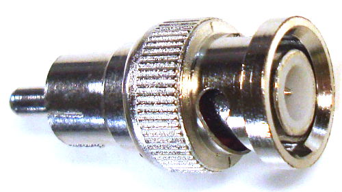 BNC Male to RCA Male Adapter