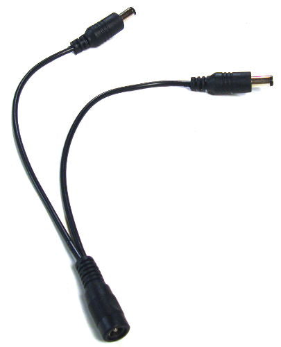 DC Power Splitter Adapter Cable Cord 4 CCTV Security Camera 5.5x2.1mm
