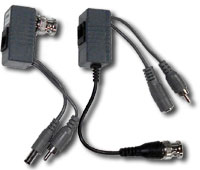 Video Baluns for Video or PTZ Over Ethernet