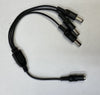 DC Power Splitter Adapter Cable Cord 4 CCTV Security Camera 5.5x2.1mm
